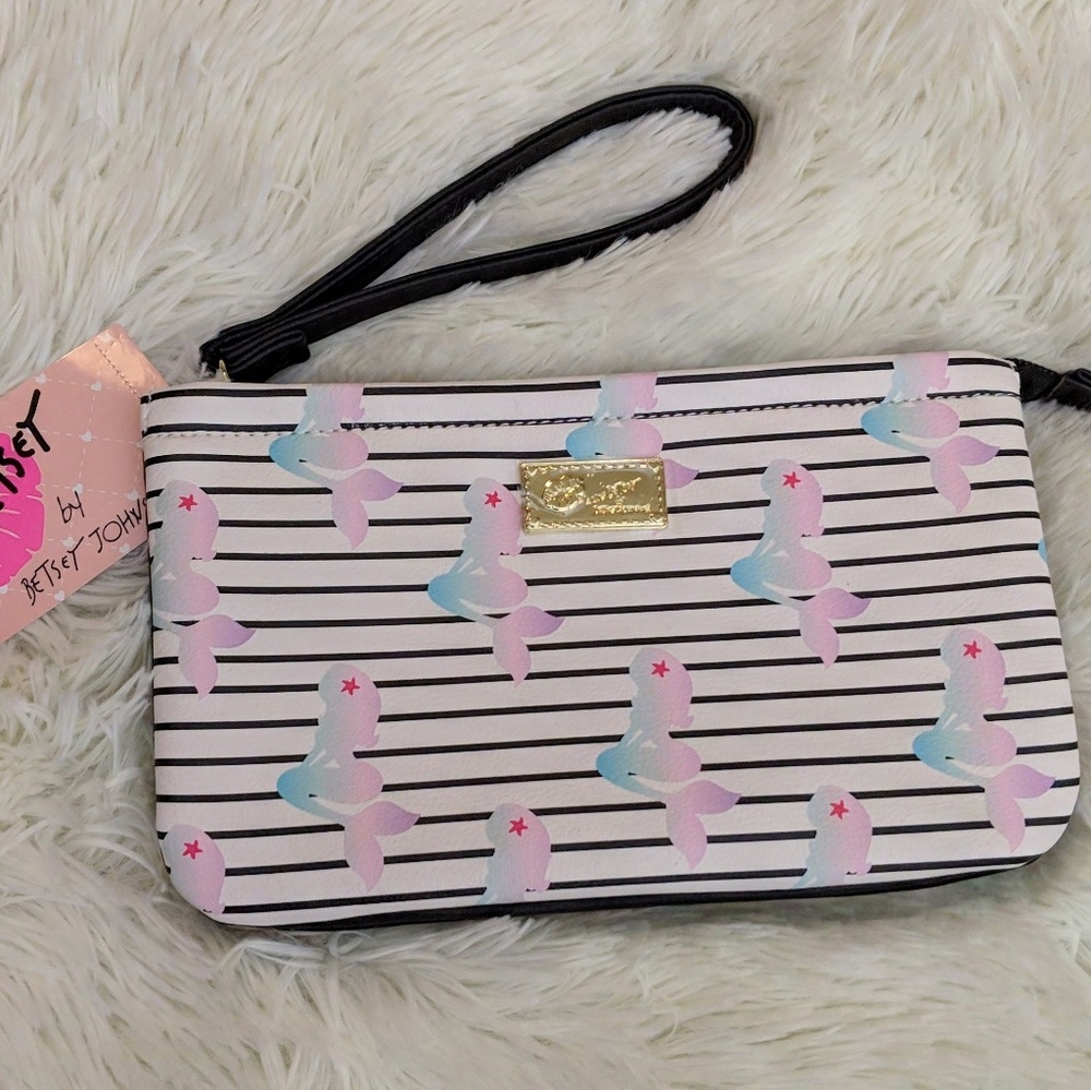 Betsey Johnson Mermaid Wristlet/Clutch Bag